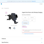 Cygnett Dash Car Phone Mount 5000 Pts + 2500 Points (Delivery) @ Telstra Store