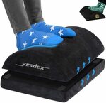 YESDEX 3-in-1 Foot Rest Cushion, Adjustable Large Foam Footrest + Bonus Standard Footrest $32.19 Delivered @ Yesdex Amazon AU