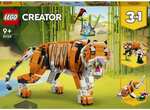 LEGO Creator Majestic Tiger 31129 $59 @ Kmart