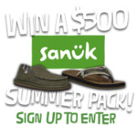 Win a $500 Footwear Pack from Sanuk