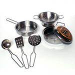 Stainless Steel Toy Kitchen Cookware Set - AU$14.90 delivered