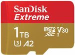 SanDisk 1TB Extreme microSDXC Card with Adapter $249.99 Delivered @ Amazon AU