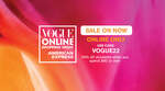 30% Storewide When You Spend over $60 & Free Delivery @ Lifeline Online with Vogue Online Shopping Night