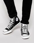 Converse All Star Hi Sneakers in Black (UK 9.5 Only) $30 + Delivery @ ASOS