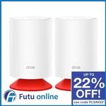 TP-Link Deco Voice X20 Dual-Band Wi-Fi 6 Mesh System 2-Pack $255.20 ($248.82 with eBay Plus) Delivered @ Futu_online eBay