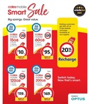 Coles Mobile: 365 Days Plans 60GB $95, 120GB $119, 200GB $169 (+ Bonus Flybuys Points) | 20% off Recharge @ Coles