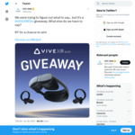 Win a HTC VIVE XR Elite from HTC VIVE
