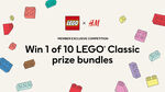 Win 1 of 12 LEGO Prize Packs Worth over $230 from H&M