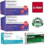 Allergy Relief Bundle: 140x Fexofenadine 180mg + 10x Loratadine 10mg + 10x Cetirizine 10mg $27.98 Delivered @ PharmacySavings