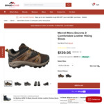 Merrell Mens & Womens Deverta 3 Hiking Shoes $99.95 (RRP $179.95) + Shipping @ Brand House Direct