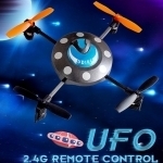 UDI U816 2.4GHz 4 Channel 4 Axis Remote Control UFO Helicopter Only  US $35.99+FS @Tmart.com