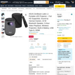 ASUS Zenbeam Latte L1 Portable LED Projector $399 Delivered @ Amazon AU