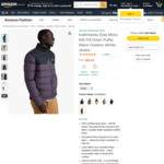 Kathmandu Epiq Mens 600 Fill Down Puffer Warm Outdoor Winter Jacket Dusk/Black  $80 ($10 Delivery or Free over $100) @Amazon AU