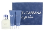 D & G Homme Light Blue Coffret: EDT Spray 75ml+ after Shave Balm 50ml + Shower Gel 50ml @81.99