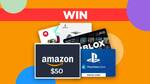 Win 1 of 10 $50 Amazon Digital Gift Cards from Press Start