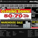 Allan's and Billy Hyde Closing down Sale (50 - 70% off)
