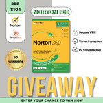 Win 1 of 10 Norton 360 1 Device -1 Year 2024 Edition License Key from Device Deal