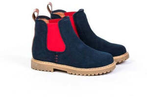 Junior by She Wear Navy & Red Kids Boots $19 (RRP $62.10) + Delivery from $9 ($0 with $99 Order/ BNE C&C) @ Circonomy
