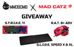 Win a Keyboard, 1 of 2 Mousepads or a Mouse from Mad Catz