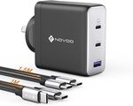 NOVOO 120W (100+20) Gan Wall USB-C PD Charger $38.32 + Delivery ($0 Prime/ $59+ Spend) @ Mbest-AU via Amazon AU