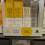 Ombra Daily Defence SPF50+ Regular or Light Tint 60ml $4.99 @ ALDI