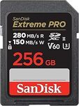 SanDisk 256GB Extreme PRO SDXC UHS-II SD Card V60 $113.20 Delivered @ Amazon US via AU