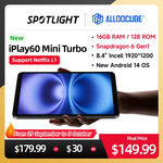 Alldocube iPlay60 Mini Turbo (8.4", 8GB/128GB, SD6 Gen1, Widevine) US$164.99 (~A$240.30) Shipped @ Alldocube Tablet AliExpress