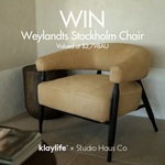 Win a Stockholm Chair (Worth $2,798) from klaylife