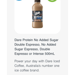 Collect 1 Free Dare Protein 500ml at Coles @ Flybuys (Activation Required)