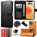 Synthetic Leather Wallet Flip Folio Case Cover for iPhone 16/15/14/13/12/11 Pro Max - $5.91 Delivered (Was $9.85) @ HMS1116 eBay