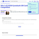 Win 1 of 2 $250 Gymshark Gift Cards from Student Edge