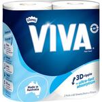 Viva Paper Towels 120 Sheets 2-Pack $2 ($1 Per Roll, $1.67/100 Sheets. Was $4.50) @ Woolworths