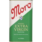 Moro Extra Virgin Olive Oil 4L or Moro Mild Taste Olive Oil 4L or Moro Light Taste OO 4L $49 Each (Was $65 Each) @ Woolworths