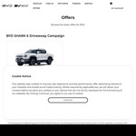 $2000 Credit for Accessories, Car Care or Merchandise for Shark 6 (from $59,400 Driveaway) & Sealion 7 ($54,990 + ORC) @ BYD