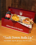 [NSW, VIC, QLD] Free Roll, Chips & 600ml Drink for The First 50 Tradies Dressed in Hi-Vis or Work Gear @ Chargrill Charlie's