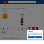Olay Regenerist Collagen Peptide 24 50% off, $29.99 + Delivery / C&C @ Chemist Warehouse