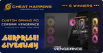 Win 1 of 5 Corsair Vengeance PCs (or PayPal Cash) from Cheat Happens