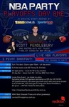 2 for 1.  NBA Playoffs Party with Scott Pendlebury this Sunday!