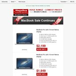 RETINA MACBOOK 15" Are Back! - ONLY 25 Units This Time - Get in Quick $1949 and $2199