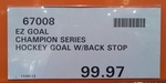 EZ Goal Ice/Inline Practice Goal $99.97 (Save $28) at Costco Docklands [Costco Members]