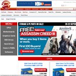 Free Assassin's Creed III Game Code in PC Parts Sale: Crucial M500 SSD 120GB $105 Free Shipping