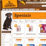 City Farmers 20% off All Premium Dog and Cat Food + $4.95 Flat Shipping or Instore – 3 Days Only