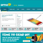 Buy Samsung Galaxy Note 3 and Get 75% OFF Samsung Gear Smart Watch @ Optus