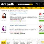 Beats Studio by Dr. Dre $149.50 @ Dick Smith (50% off) - Super Holiday Sale
