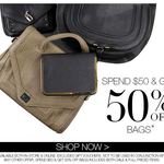 Spend $50 & Get 50% off Bags @ NOVO