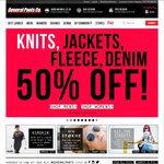 General Pants Online 50% off Winter Sale (Selected Items - See Description)