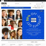 ASOS Students - 25% off for 48 Hours (UNiDAYS Account Required)