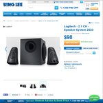Logitech Z623 2.1 Channel Speaker System $98 @ Bing Lee (or $93 @OW with Price Beat)