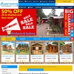 [NSW/QLD] 50% off Cubby Houses at Aaron's Outdoor