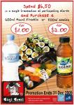Shuji Sushi Special Offer at Participating Stores Only till 31st Dec. 2009 (VIC)